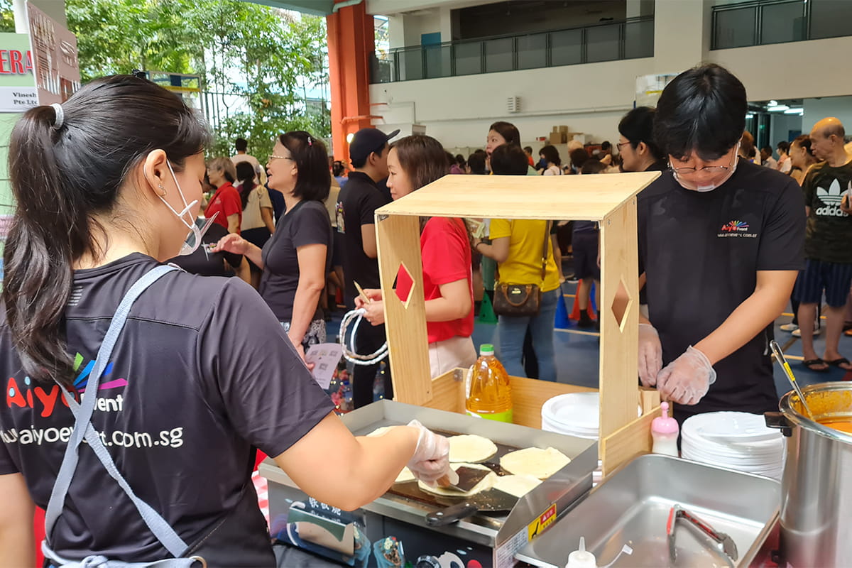 Roti Prata Live Station