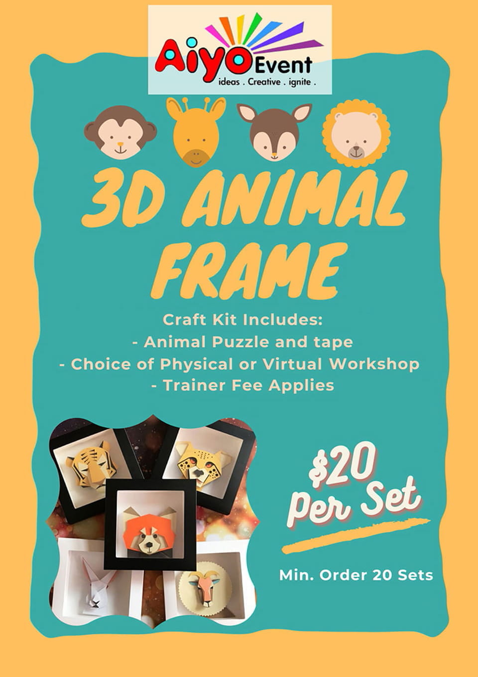 3D Animal Frame